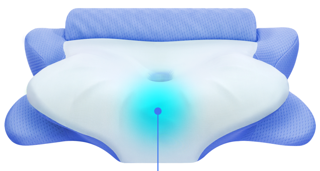 The New Derila 2026 upgrade by Melara Pro - Original ergonomic memory foam pillow for neck pain relief.